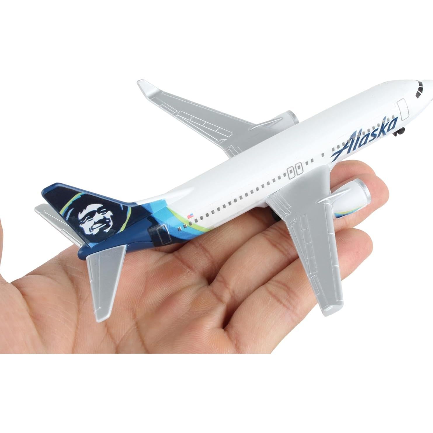 Avión de Juguete Daron Alaska Airlines - Metal Fundido 15.24 cm