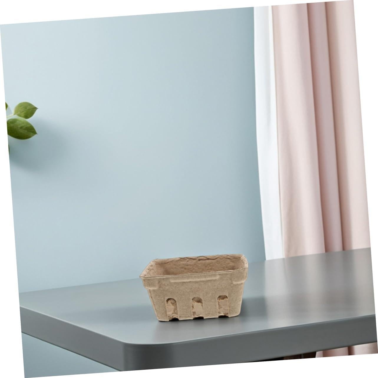 Cestas de Fibra de Pulpa BESTOYARD 15Pcs para Frutas 10x10cm