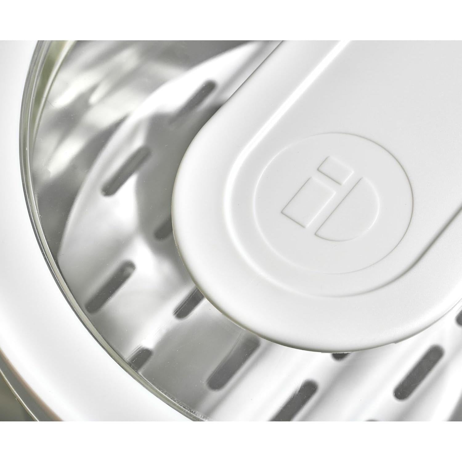 Contenedor Redondo iDesign con Tapa y Drenaje - Set de 2