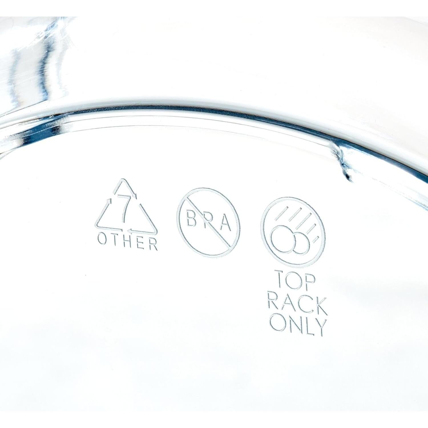 Contenedor Redondo iDesign con Tapa y Drenaje - Set de 2