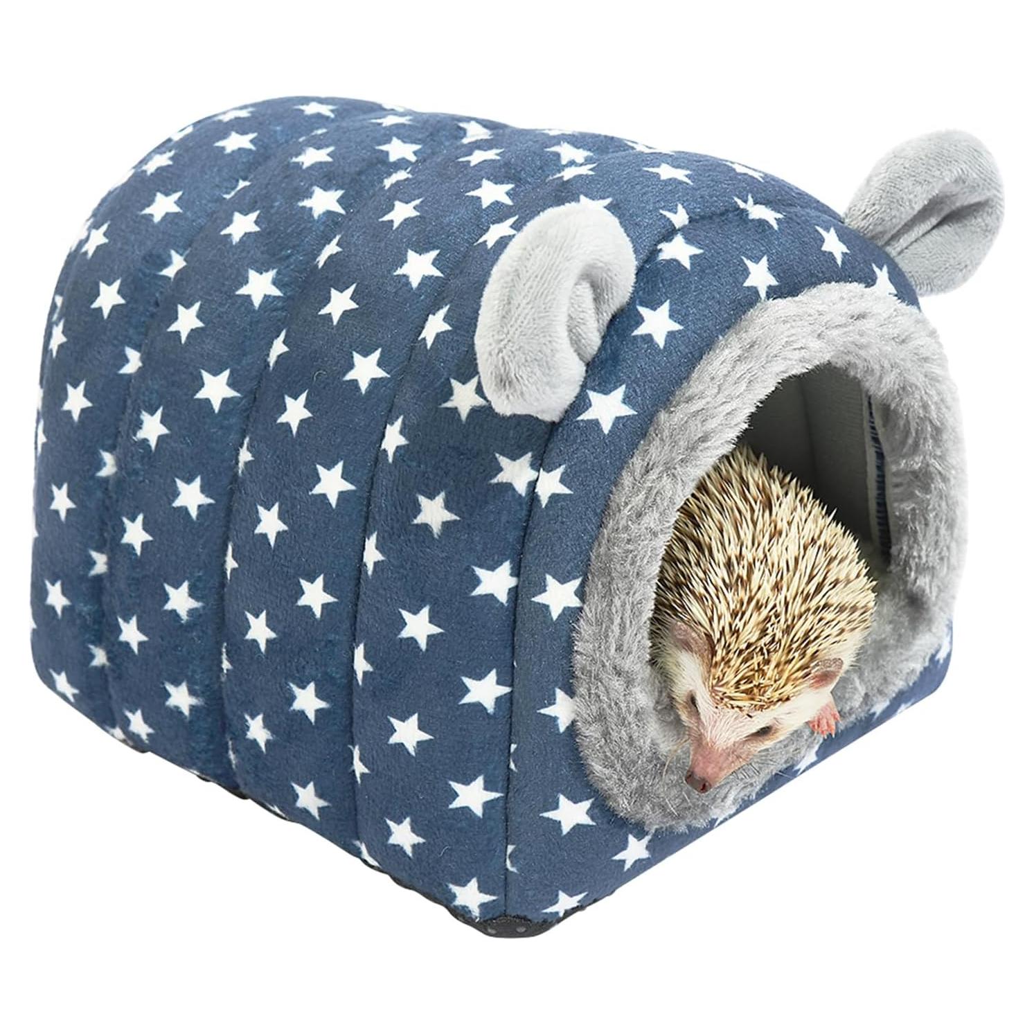 Cueva Nido Escondite para Erizos YUANST - 18x17x14 cm Azul