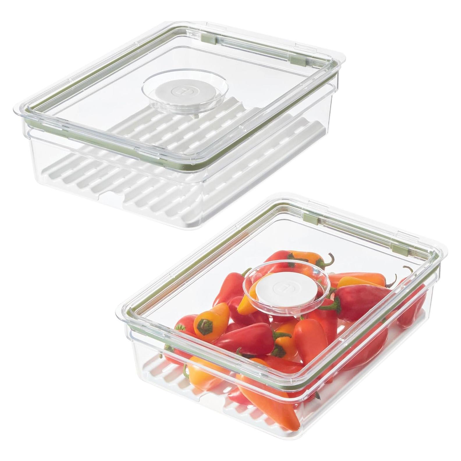 Contenedor Hermético para Frutas y Verduras iDesign - Juego de 2