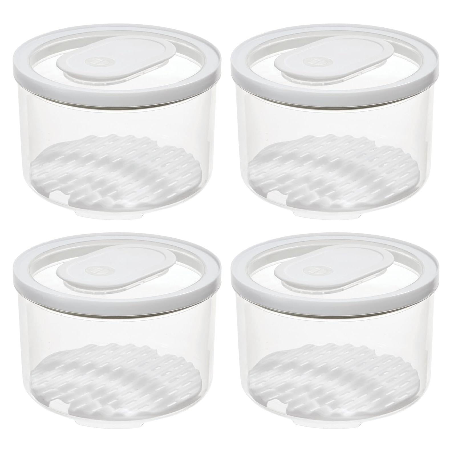 Contenedor Redondo iDesign para Frutas y Verduras - Set de 4