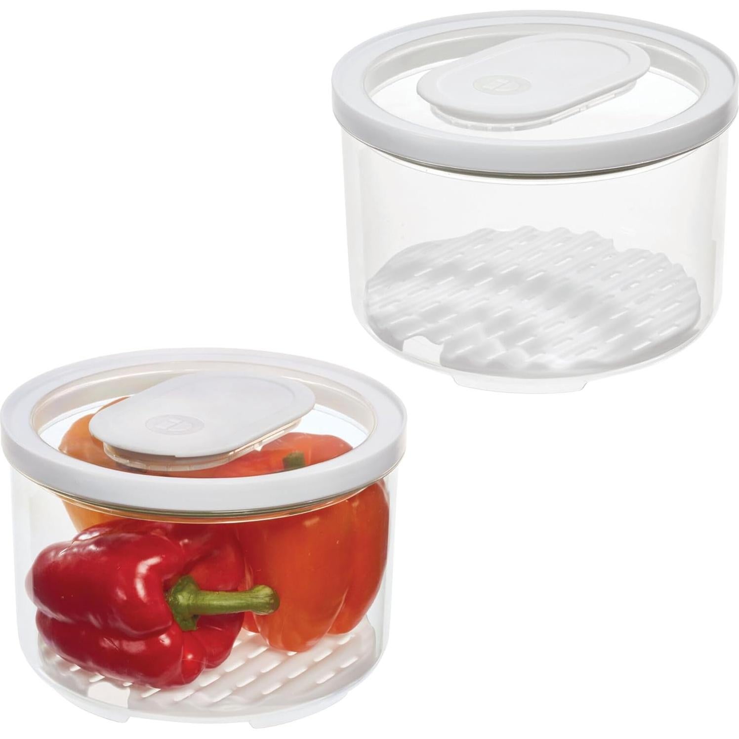 Contenedor Redondo iDesign para Frutas y Verduras - Set de 4