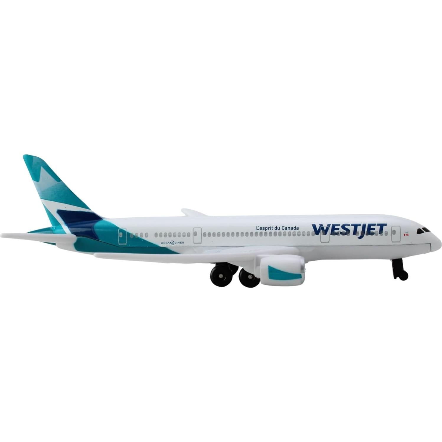 Avián de Juguete Daron WestJet 15 cm Metal y Plástico