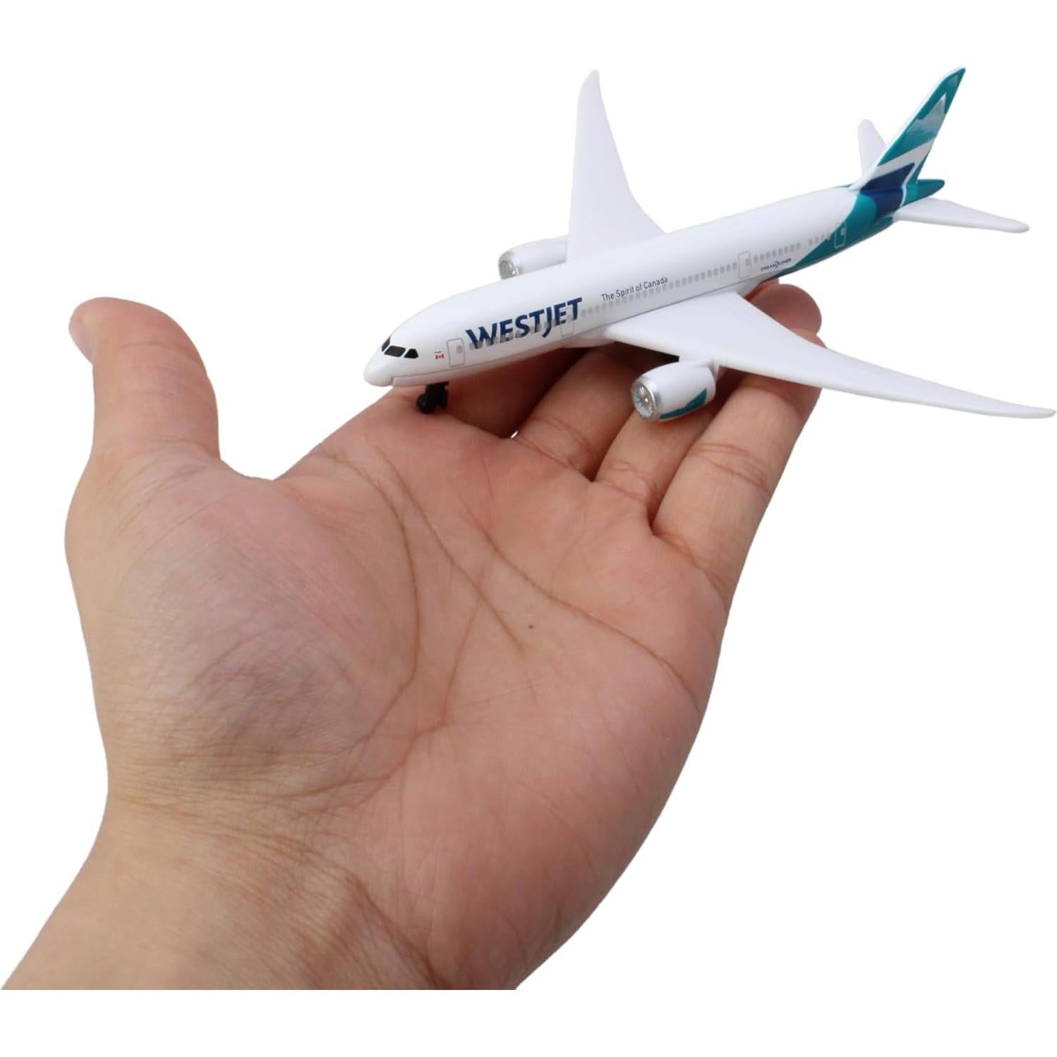 Avián de Juguete Daron WestJet 15 cm Metal y Plástico