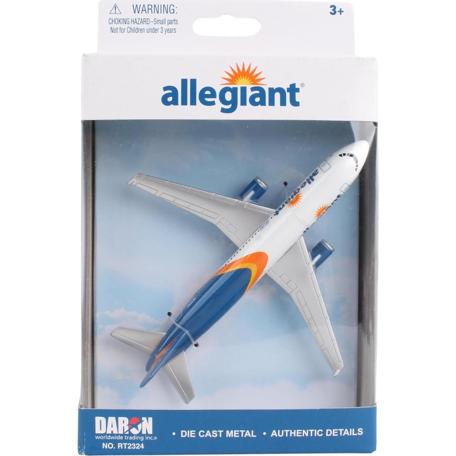 Avián de Juguete Daron Allegiant Air 14.61 cm Metal y Plástico