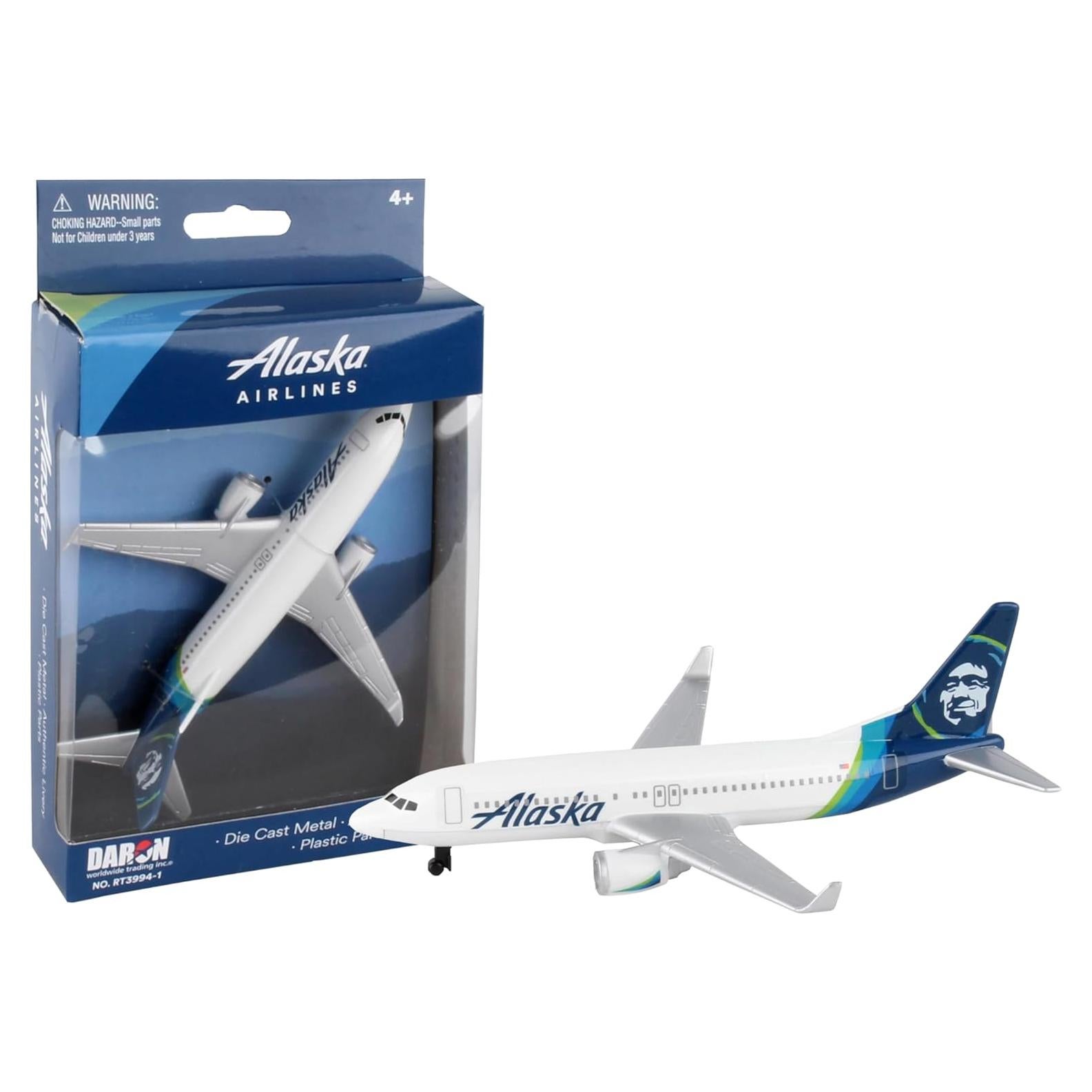 Avián Daron Alaska Airlines - Metal Fundido 15 cm para Niños
