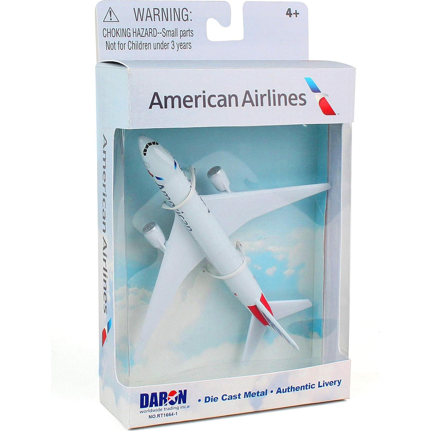Avián de Juguete Daron - American Airlines - Metal 15 cm
