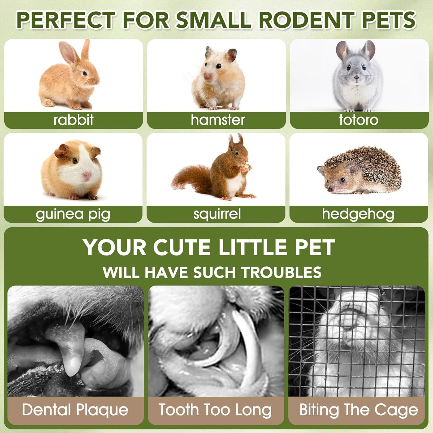 12 Palitos de Masticar para Conejos Jorewood - Heno Timothy