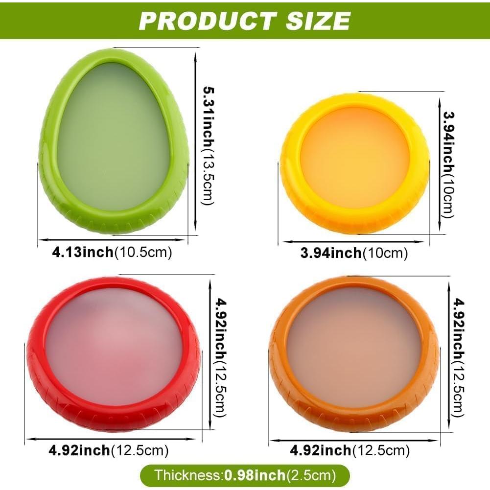 Paquete de 5 Contenedores de Almacenamiento LCYHOMIEE para Frutas y Verduras