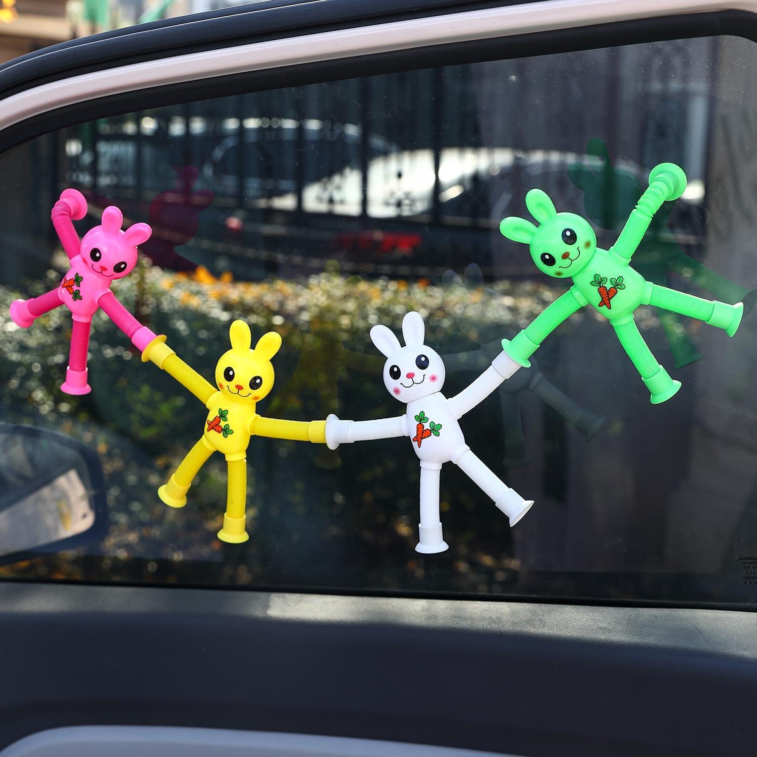 Juguete Conejo de Pascua Limpskys 4 Pack con Ventosas