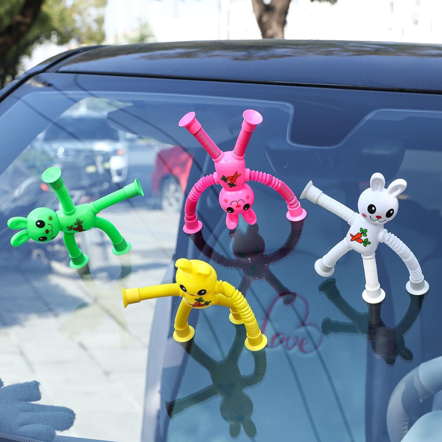 Juguete Conejo de Pascua Limpskys 4 Pack con Ventosas