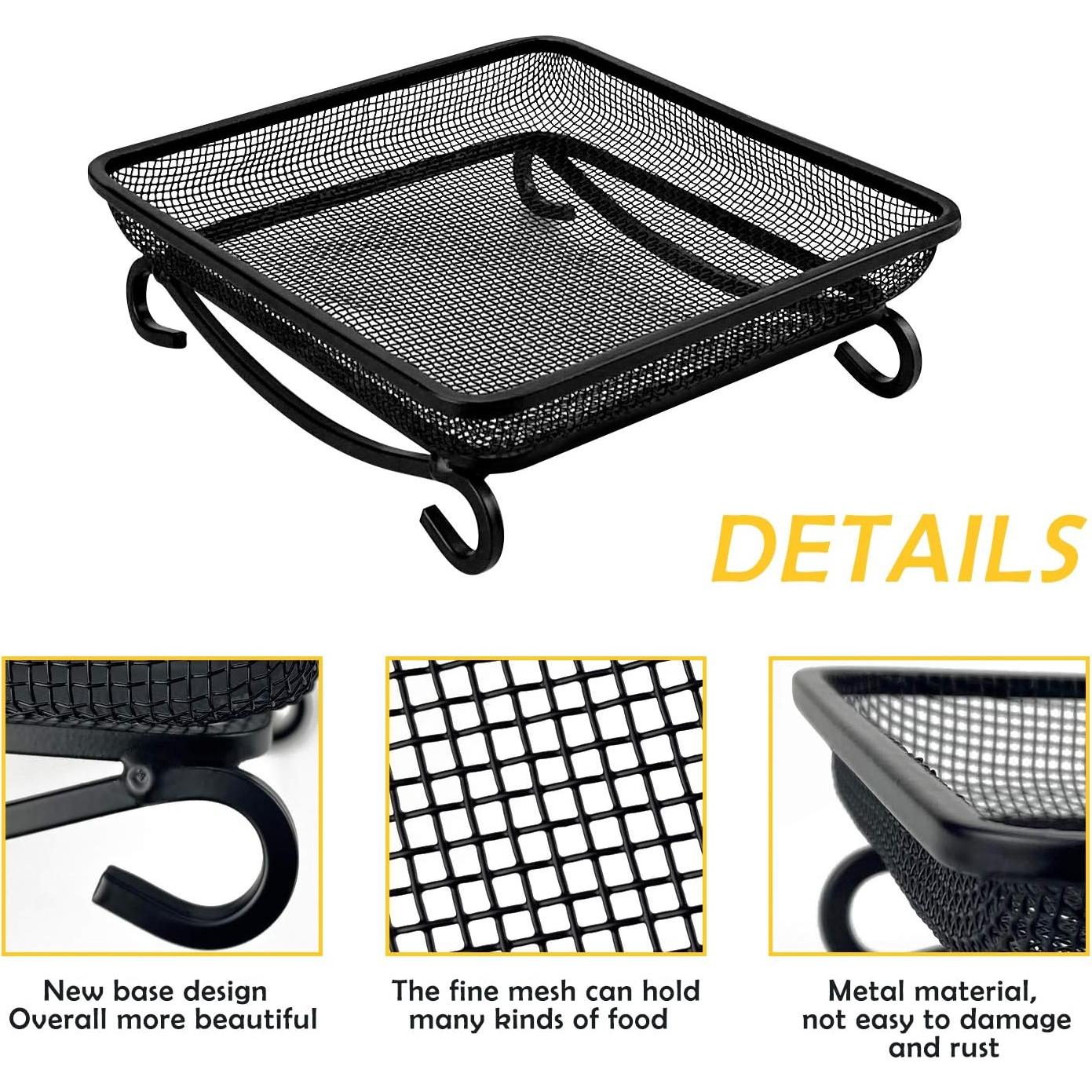 Bandeja para Alimentador de Aves MIXXIDEA 17.8x17.8cm Metal