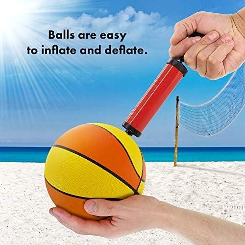 Mini Balón de Baloncesto Srenta - 17.78 cm - 2 Paquete