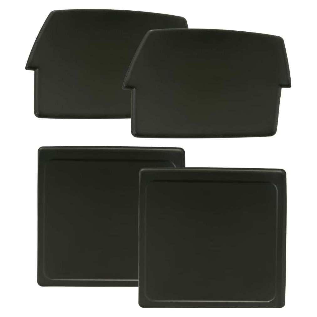 Forros de Cajón y Bin para Refrigerador GE 4 Piezas Antimicrobiano