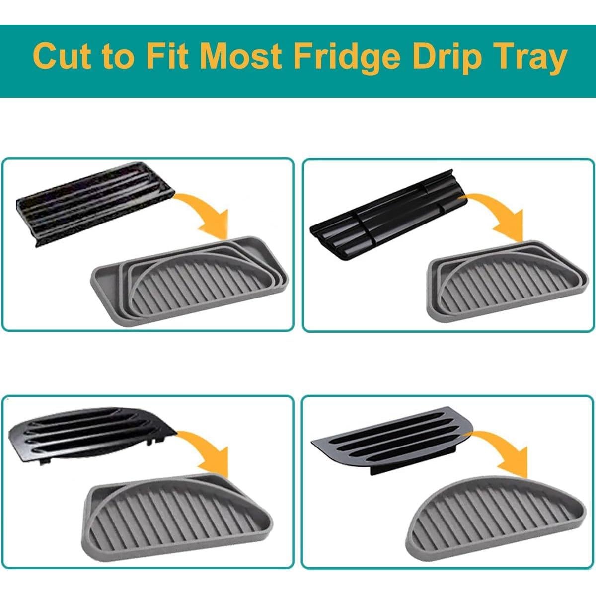 Bandeja de Goteo de Silicona Gris para Dispensador de Agua