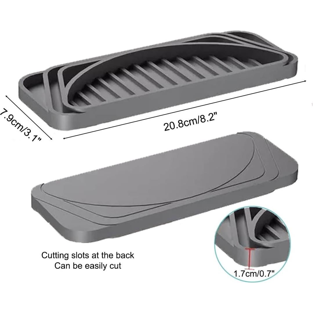 Bandeja de Goteo de Silicona Gris para Dispensador de Agua