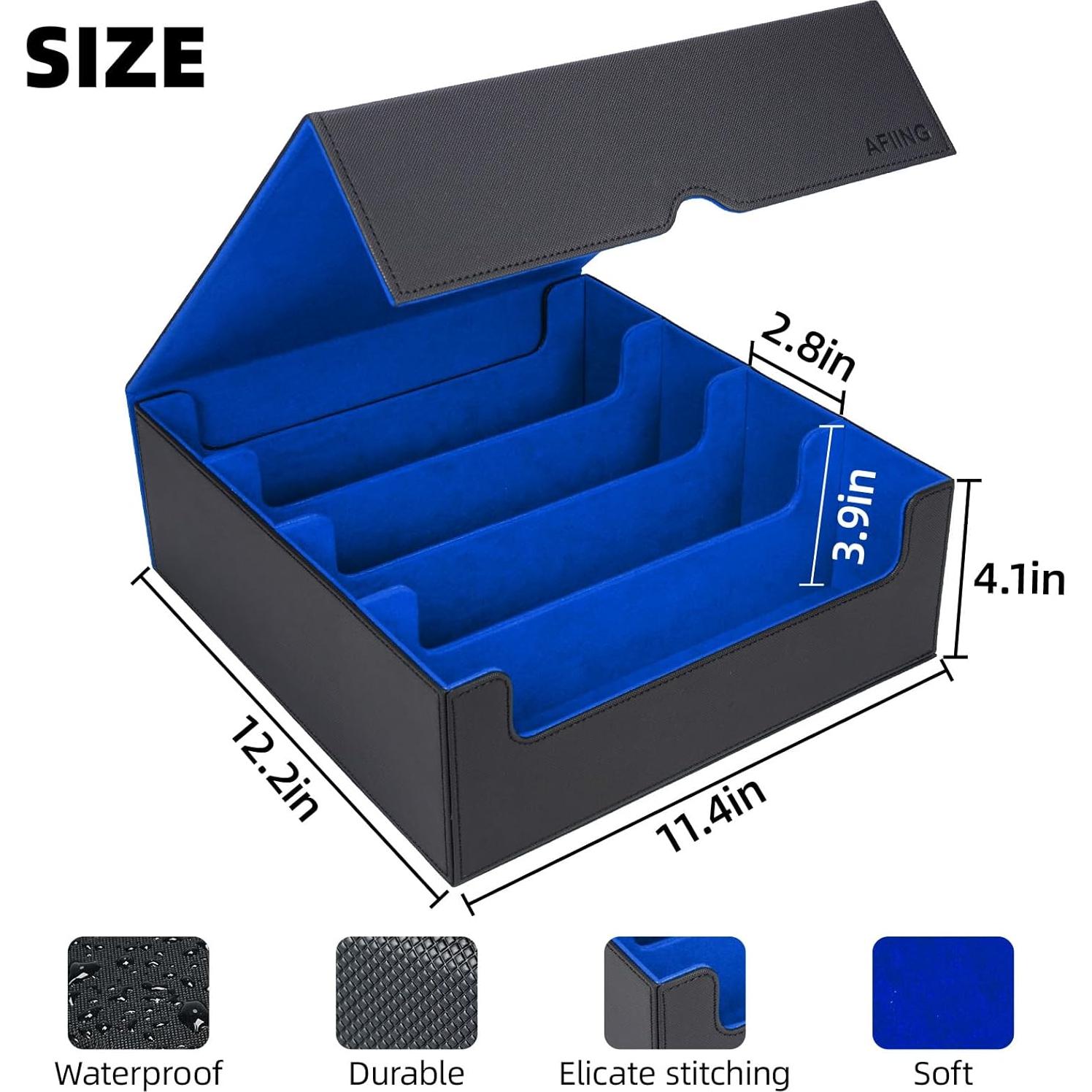 Caja de Almacenamiento de Cartas AFIING 4 Filas 3200+