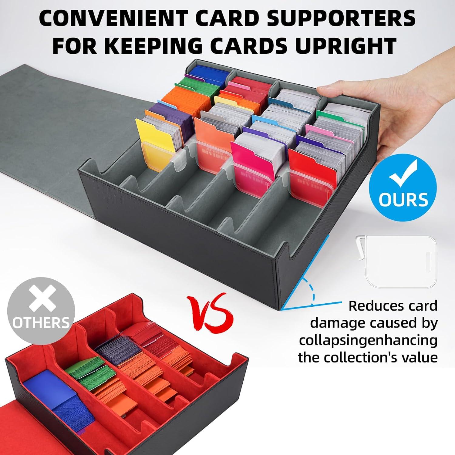 Caja de Almacenamiento de Cartas AFIING 4 Filas 3200+