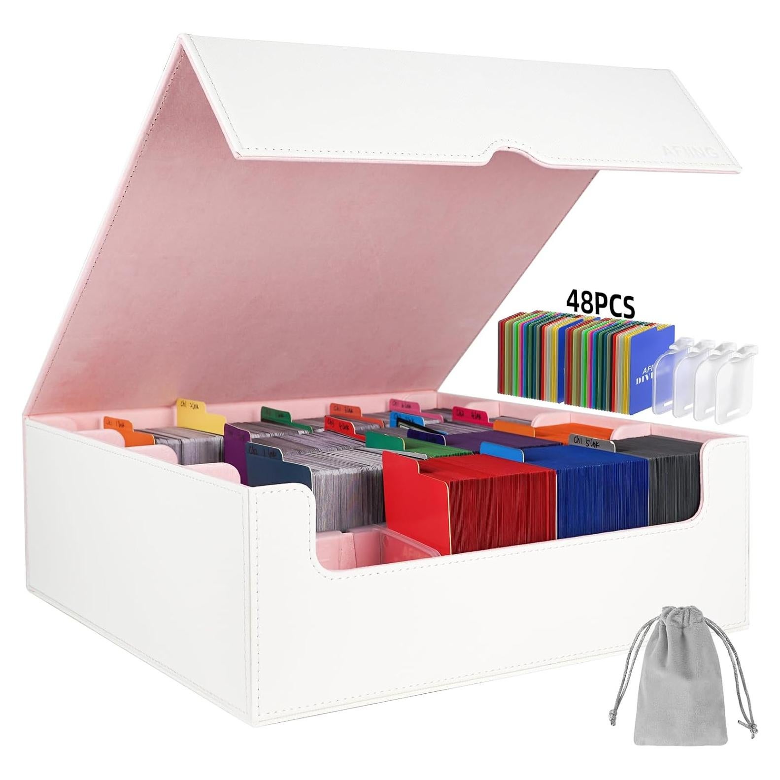 Caja de Almacenamiento de Cartas AFIING 4 Filas 3200+