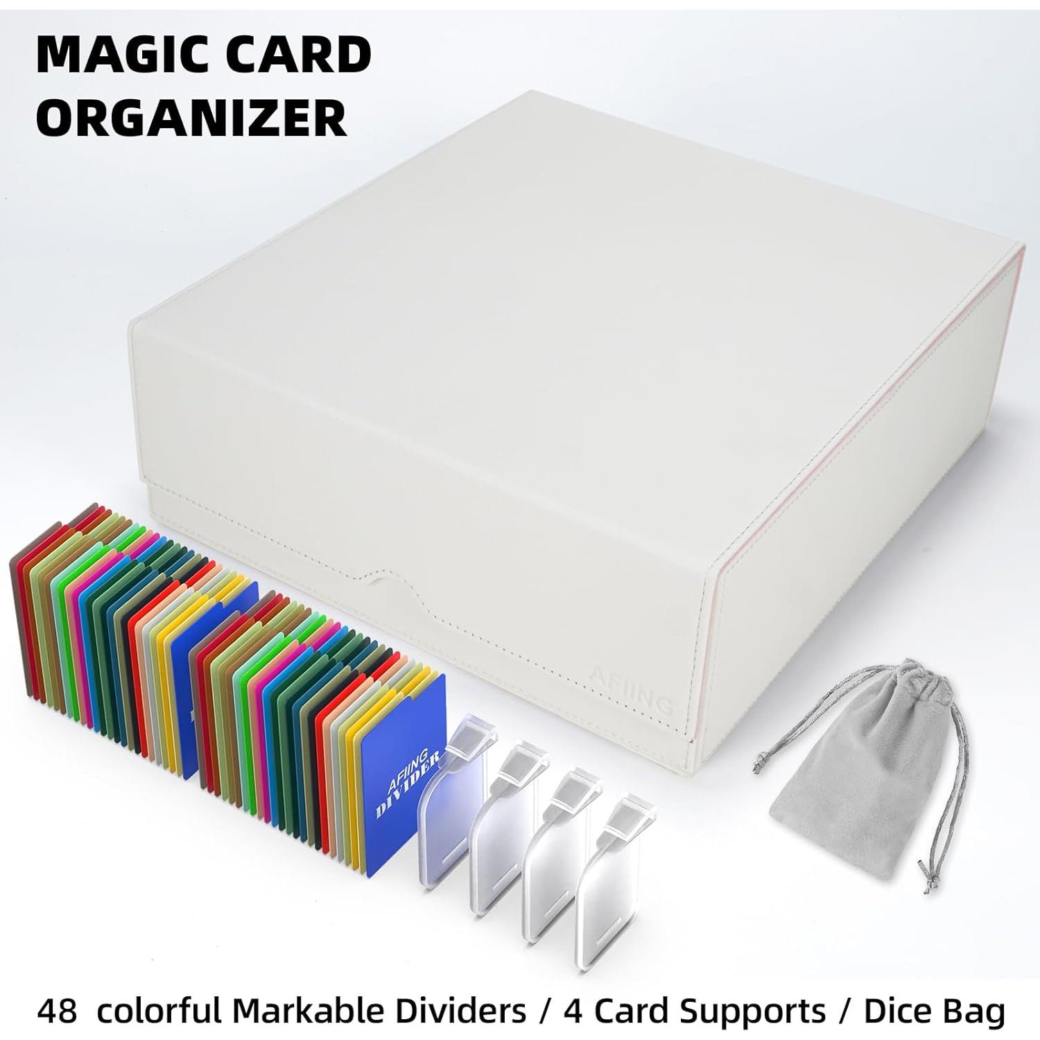 Caja de Almacenamiento de Cartas AFIING 4 Filas 3200+