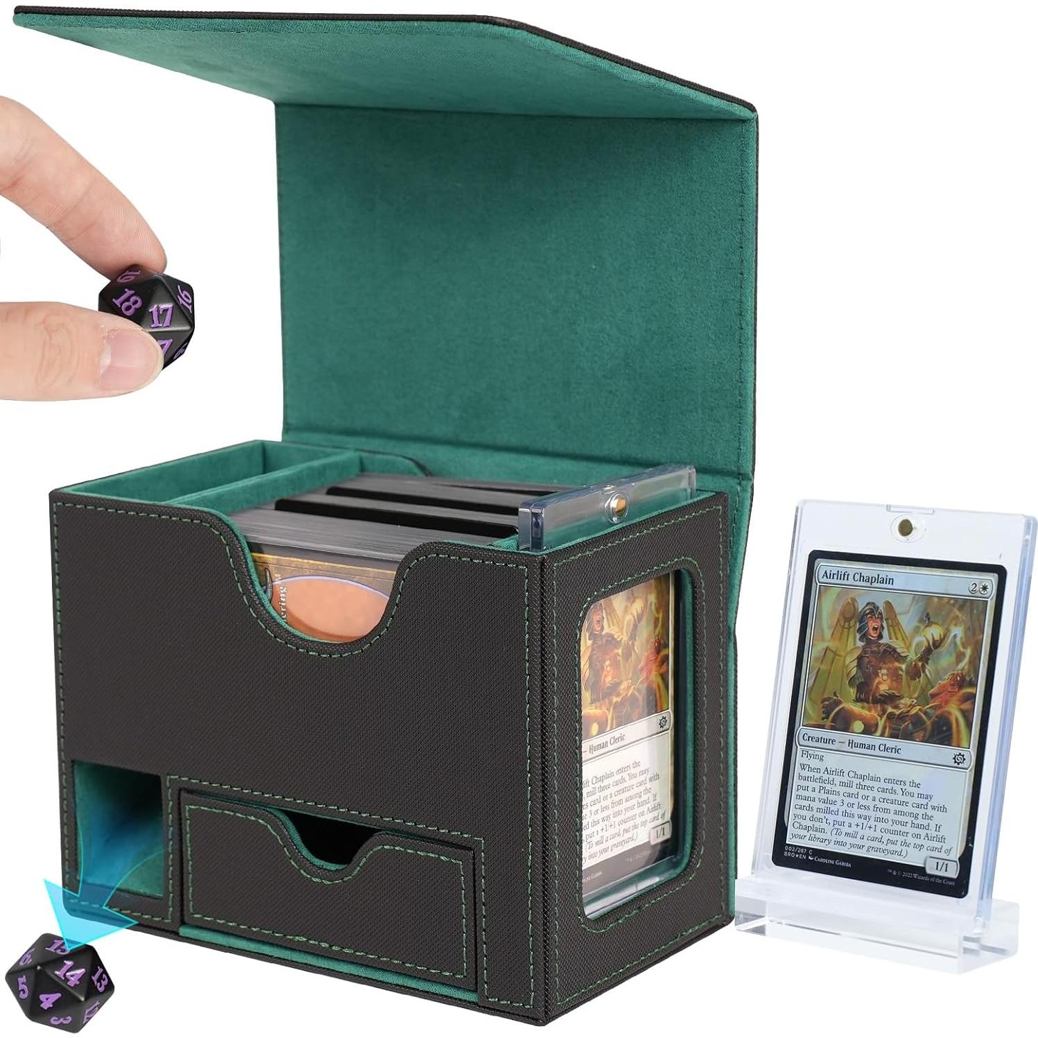 Caja de Almacenamiento AFIING para 120+ Cartas MTG