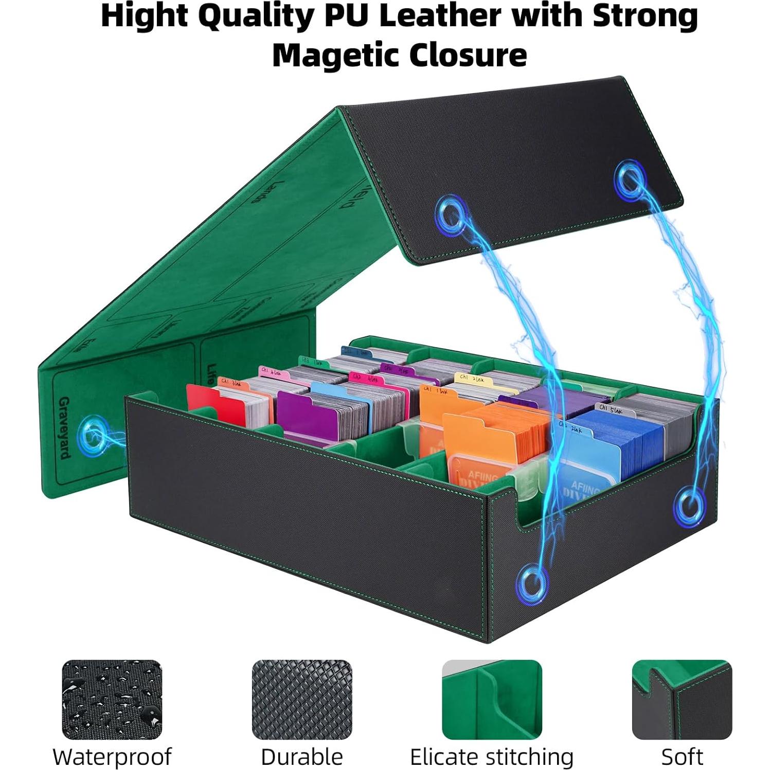 Caja de Almacenamiento de Cartas AFIING 5 Filas 3800+