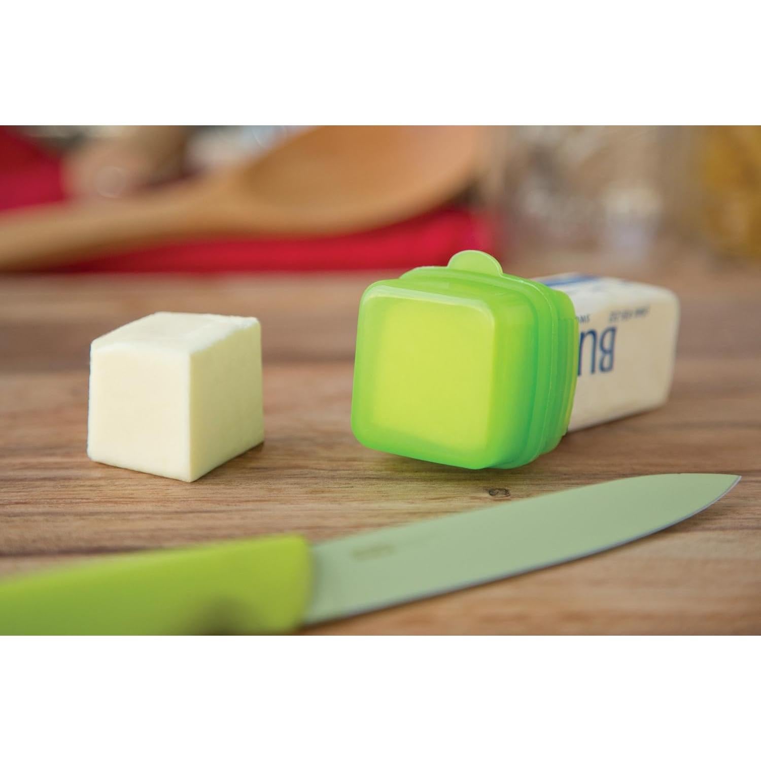 Cubierta Medidora de Mantequilla Healthy Measures 3.81 cm Verde