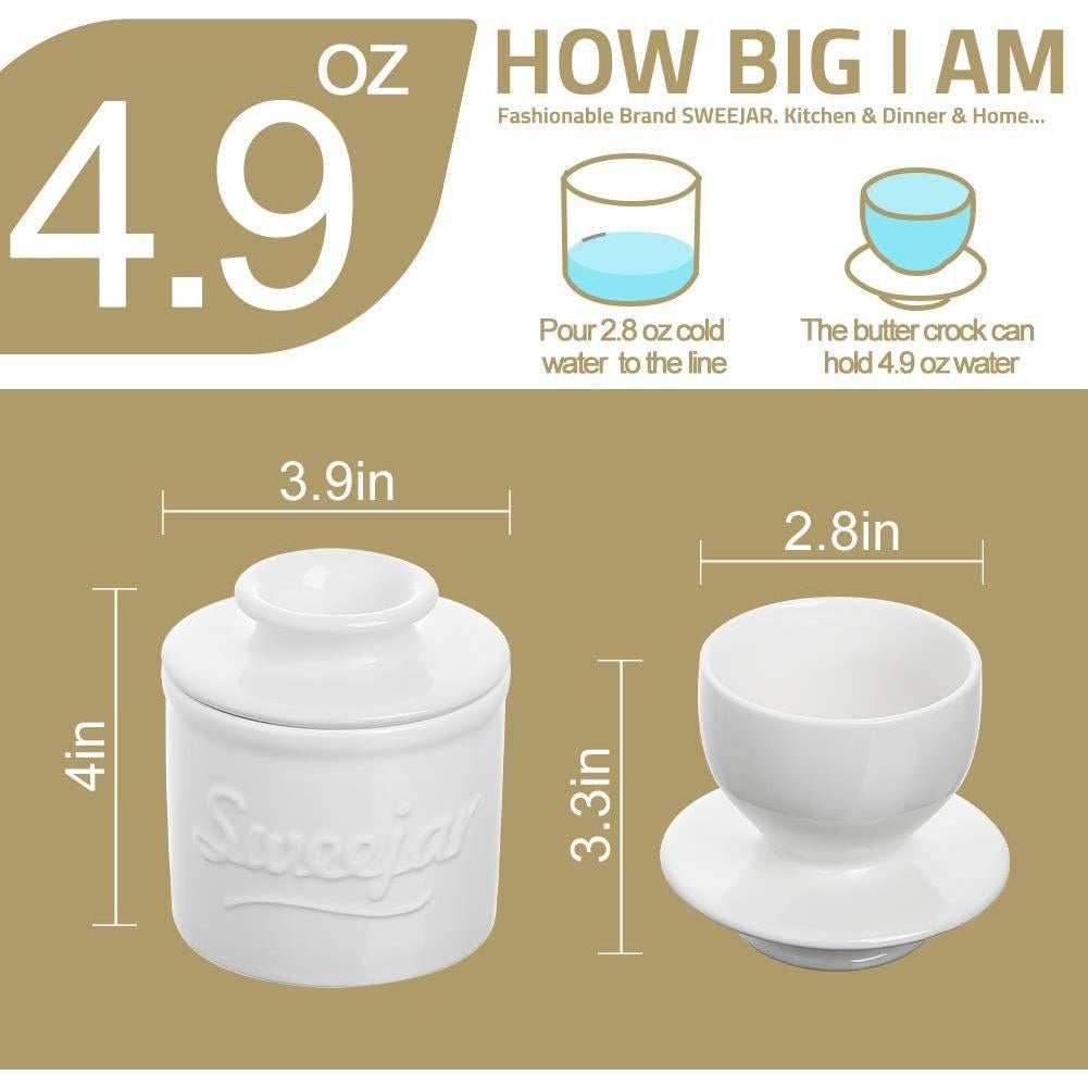 Recipiente para Mantequilla Sweejar Cerámica Navy 1.5 Barras