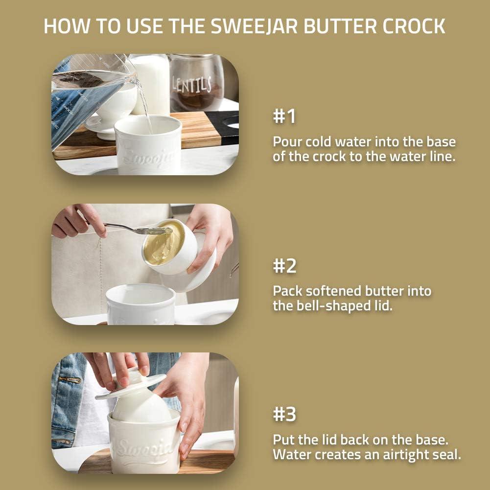 Recipiente para Mantequilla Sweejar Cerámica Navy 1.5 Barras