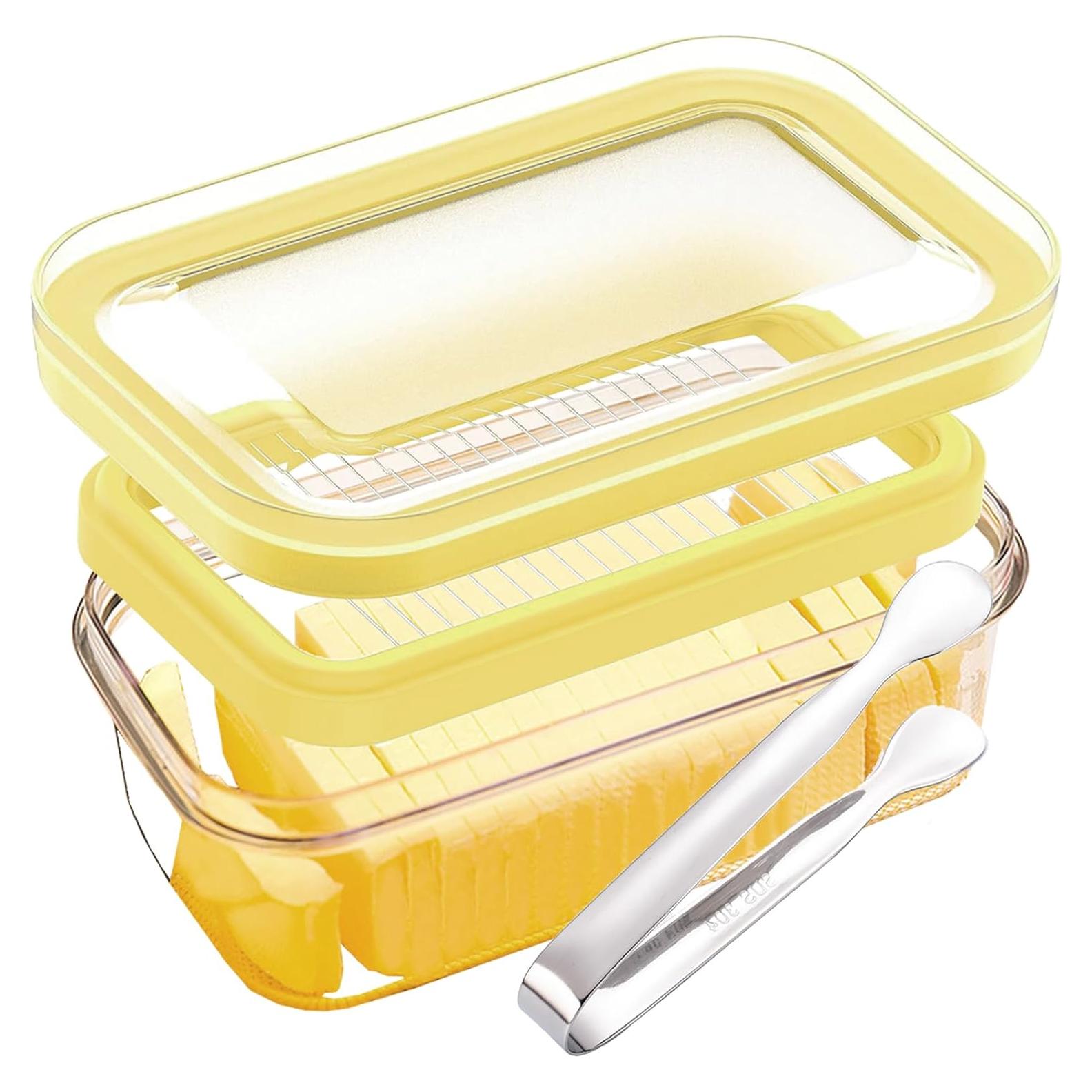 Cortador de Mantequilla Hermético Leqi 0.45 kg con Pinzas