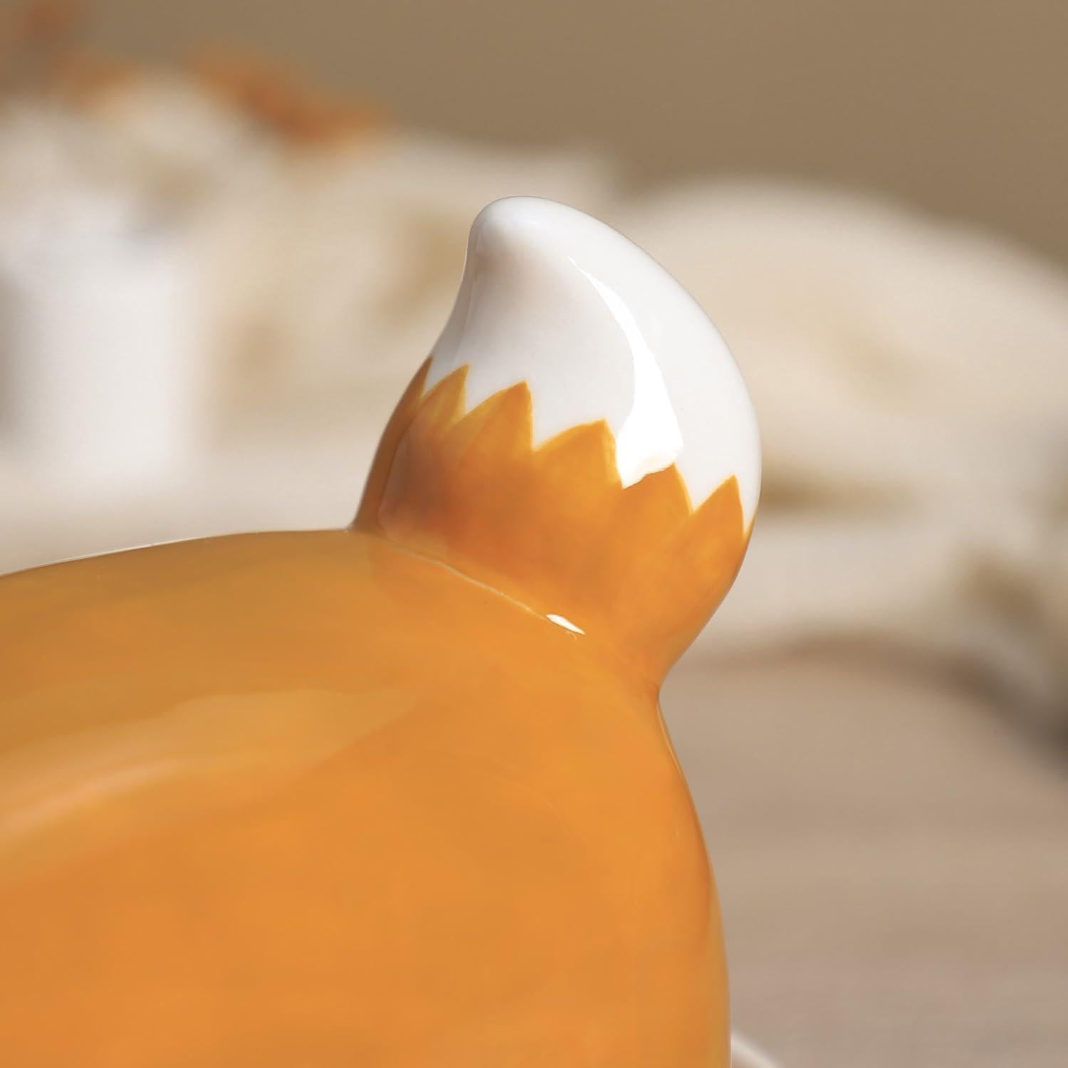 Plato de Mantequilla Cerámica para Perros con Tapa 1.04 kg