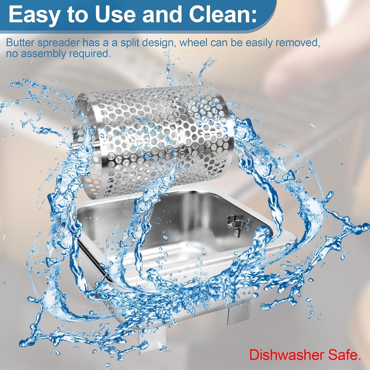 Rueda de Mantequilla Acero Inoxidable Ophjerg 1100ml