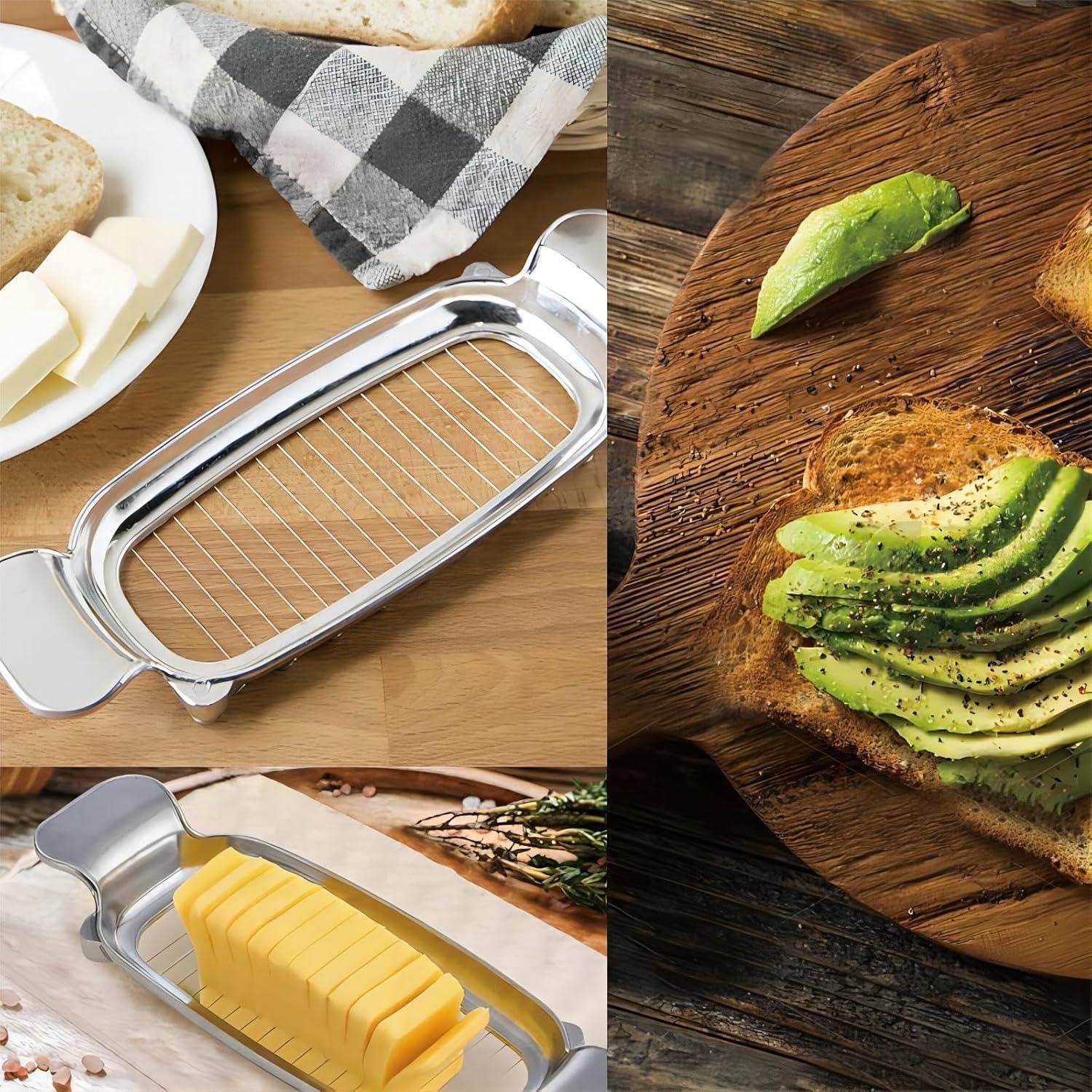 Cortador de Mantequilla y Queso ADULLPONY Acero Inoxidable