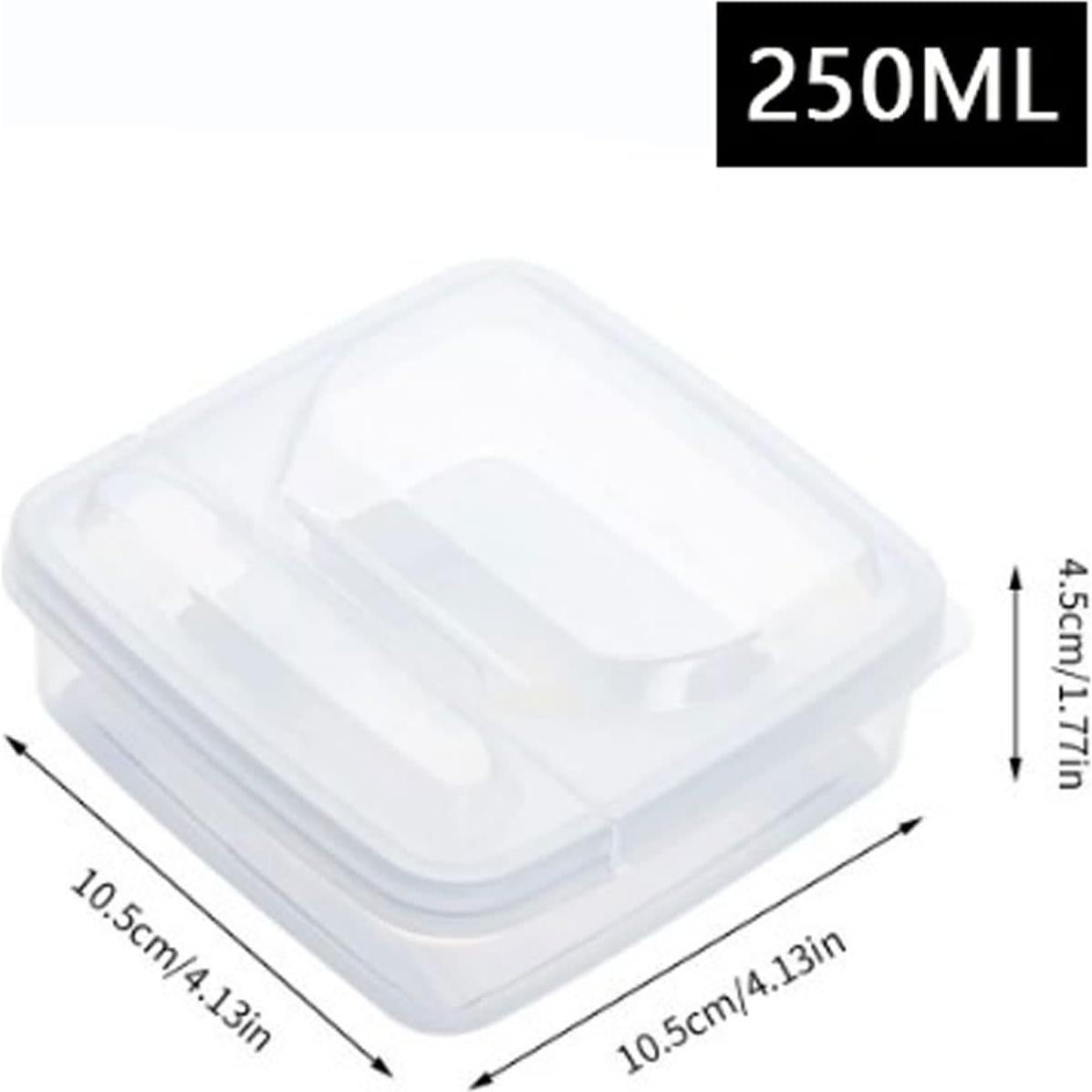 Juego de 2 Contenedores de Almacenamiento de Queso 250ml