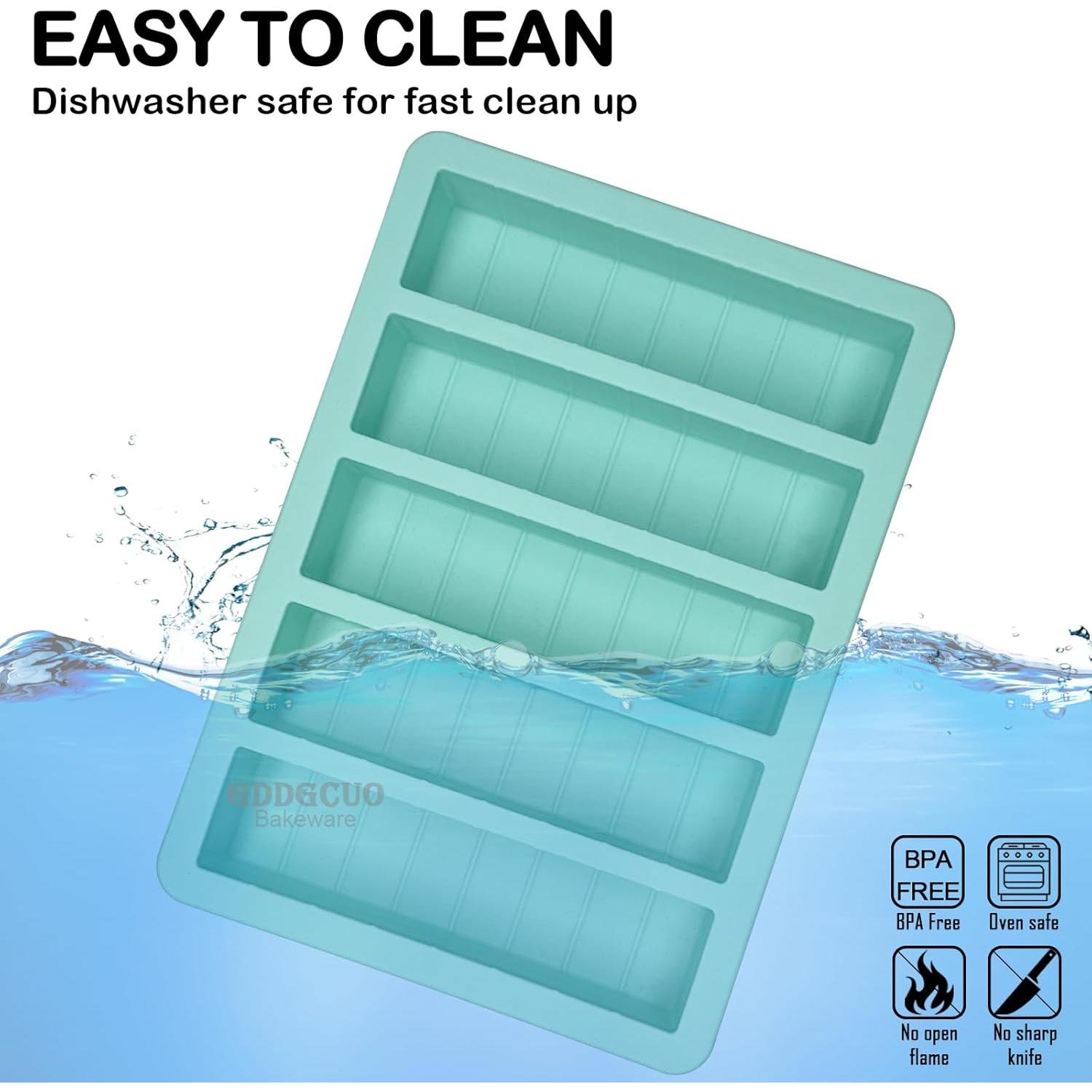 Molde de Mantequilla de Silicona GDDGCUO 2 Pcs Antiadherente