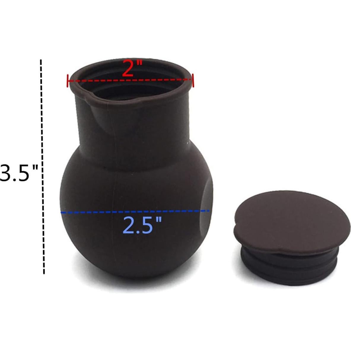 6 Ollas de Silicona DD-life para Derretir Chocolate y Mantequilla