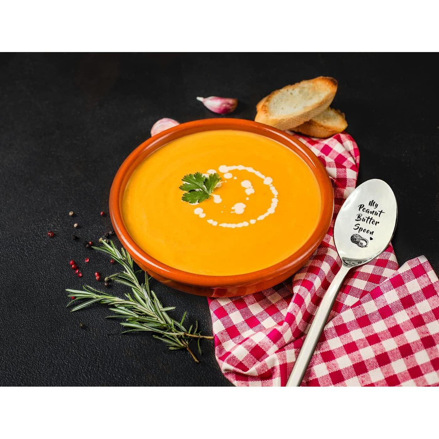 Cuchara de Mantequilla de Maní HSSPIRITZ en Acero Inoxidable