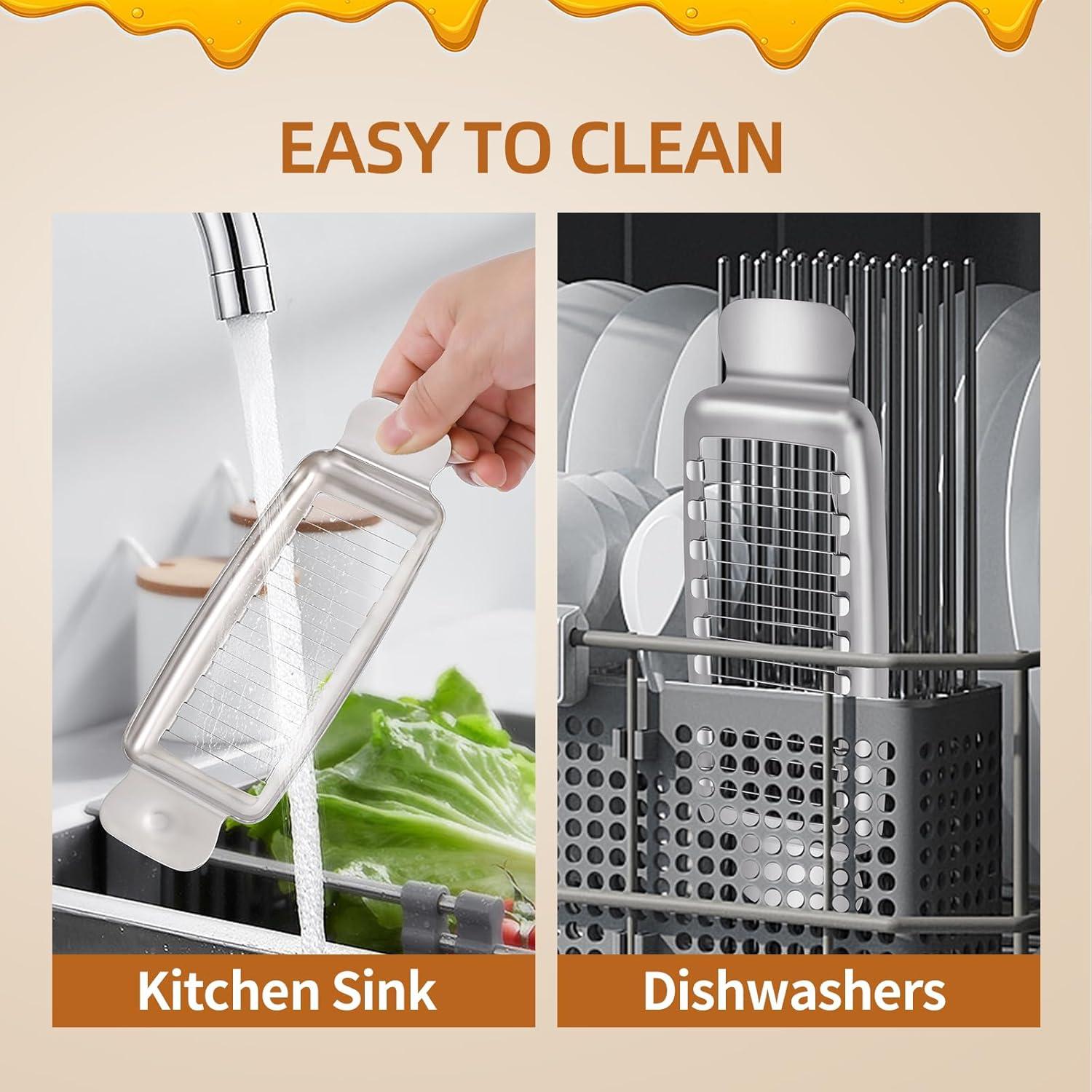 Cortador de Mantequilla y Queso ALIKITCN Acero Inoxidable 18 Cuerdas