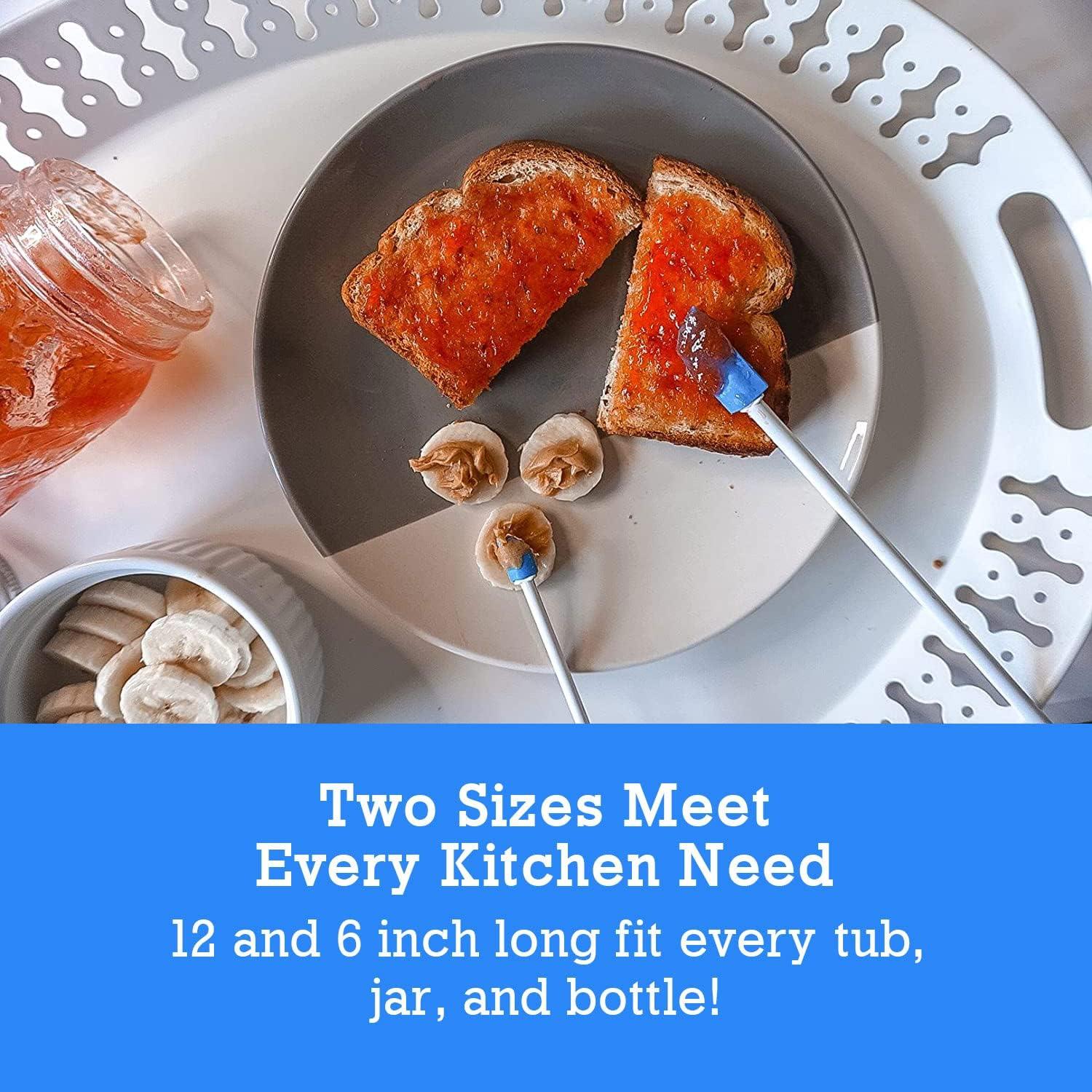 Juego de Espátulas de Cocina Spatty 15 y 30 cm Azul