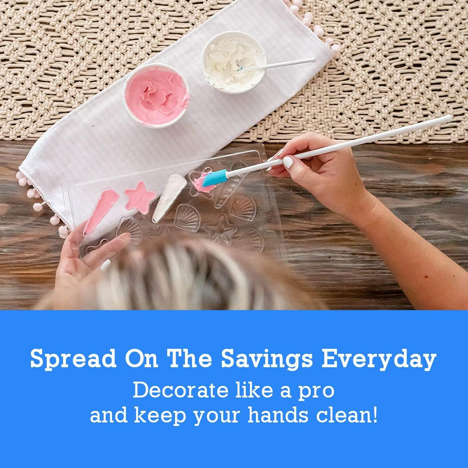 Juego de Espátulas de Cocina Spatty 15 y 30 cm Azul