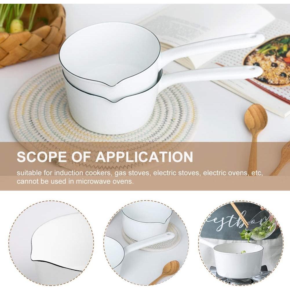 Cacerola de Esmalte CALIDAKA 1.2L para Inducción y Gas