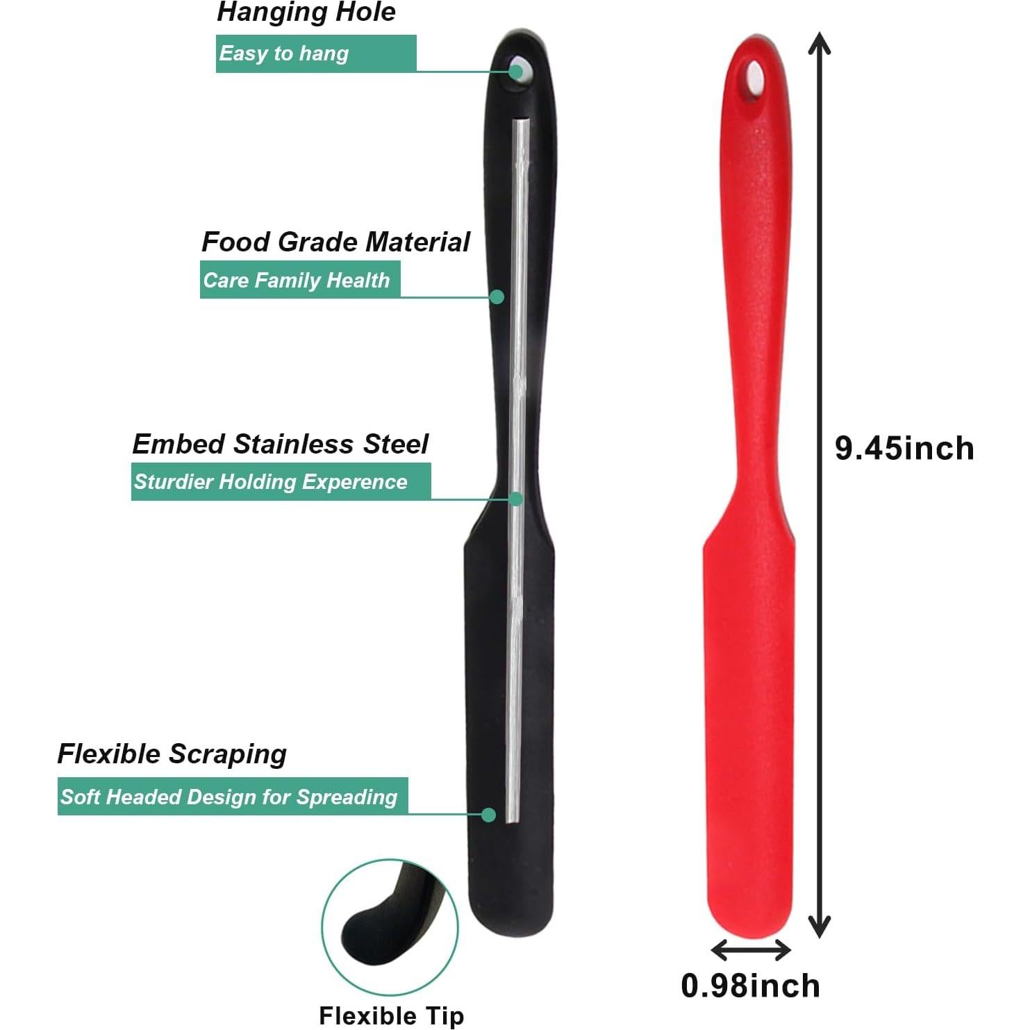 Espátulas de Silicona MOJOTORY 2 Piezas para Cocina