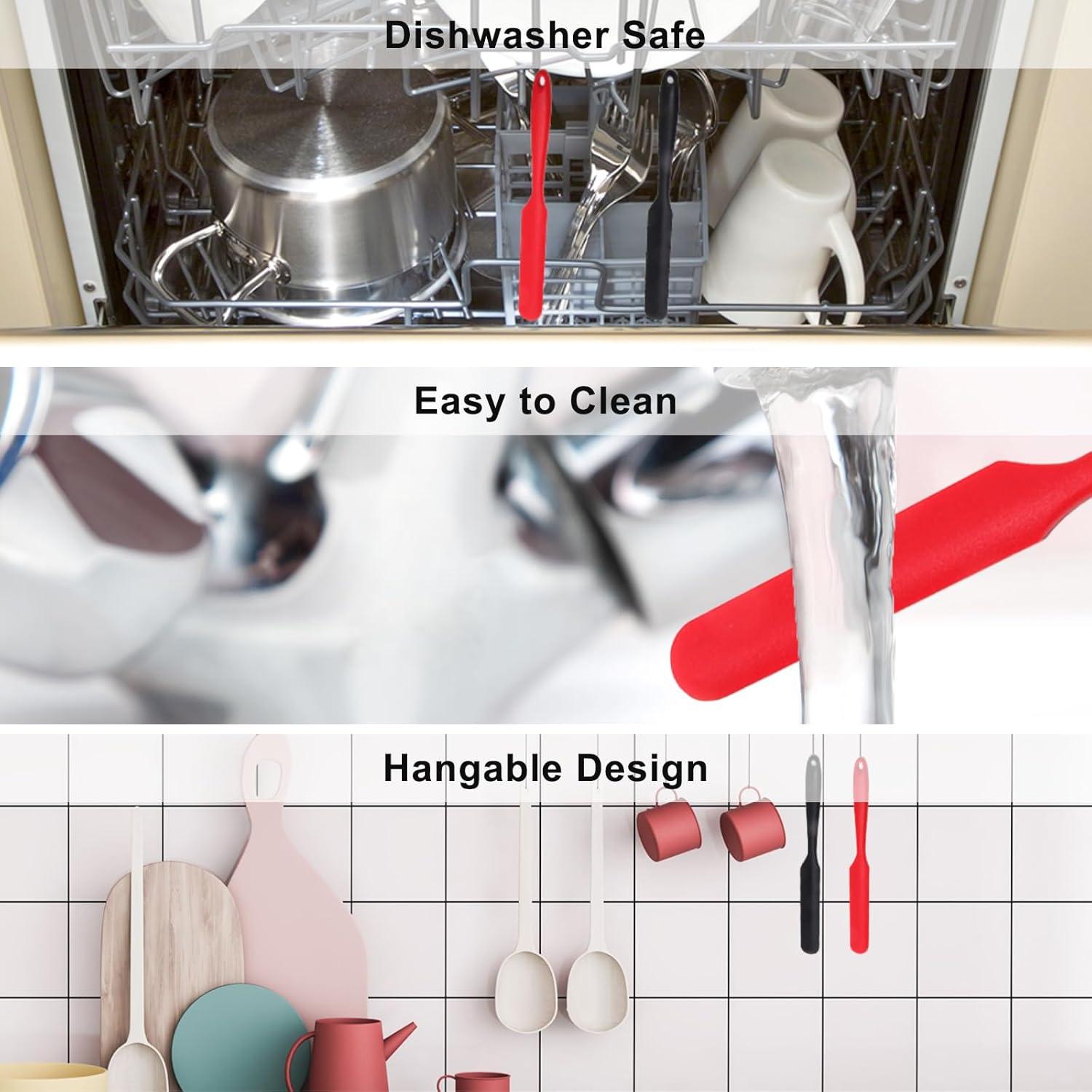 Espátulas de Silicona MOJOTORY 2 Piezas para Cocina