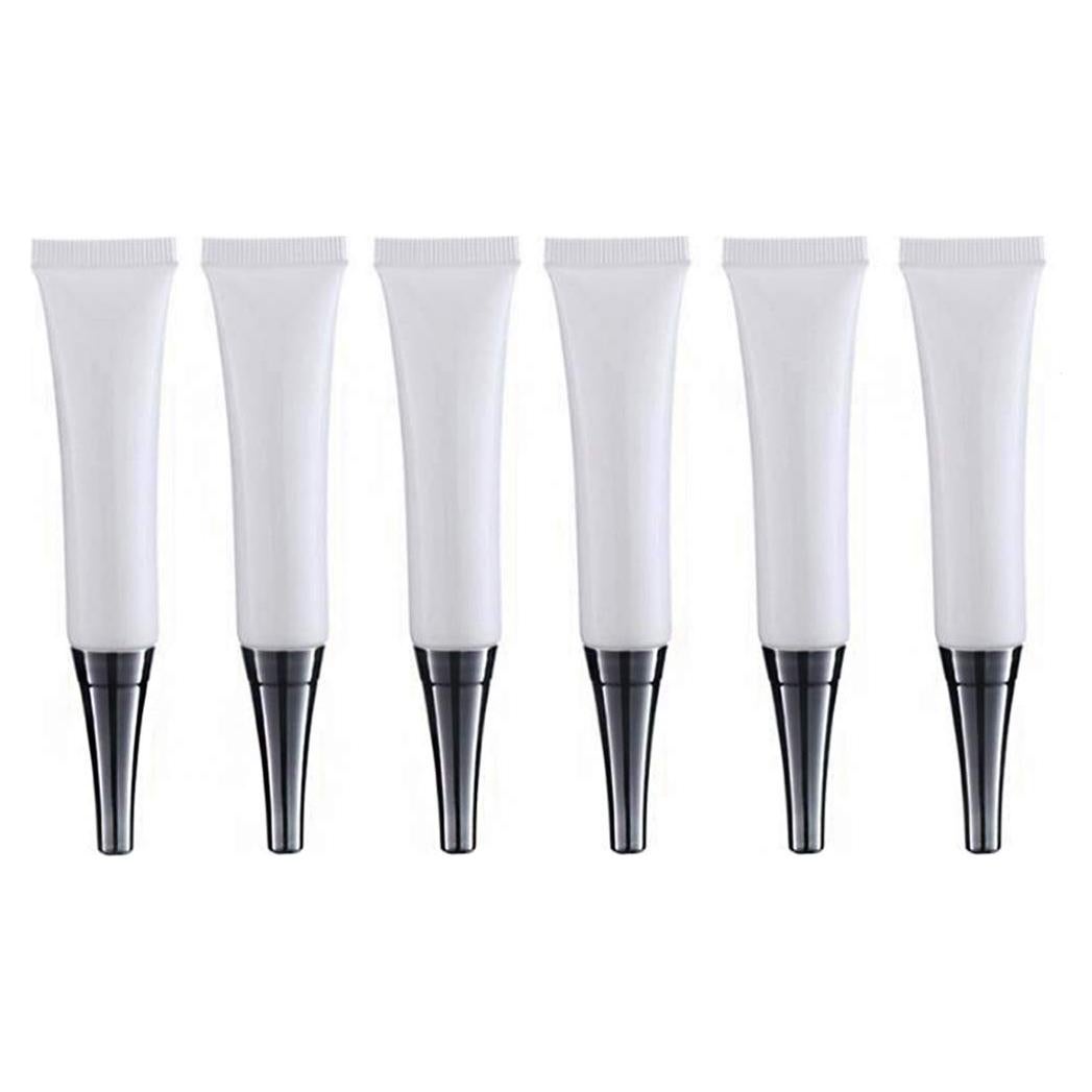 6 Tubos Vacíos de Plástico 15ml UPSTORE para Cosméticos