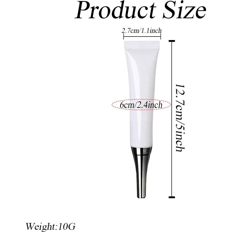 6 Tubos Vacíos de Plástico 15ml UPSTORE para Cosméticos