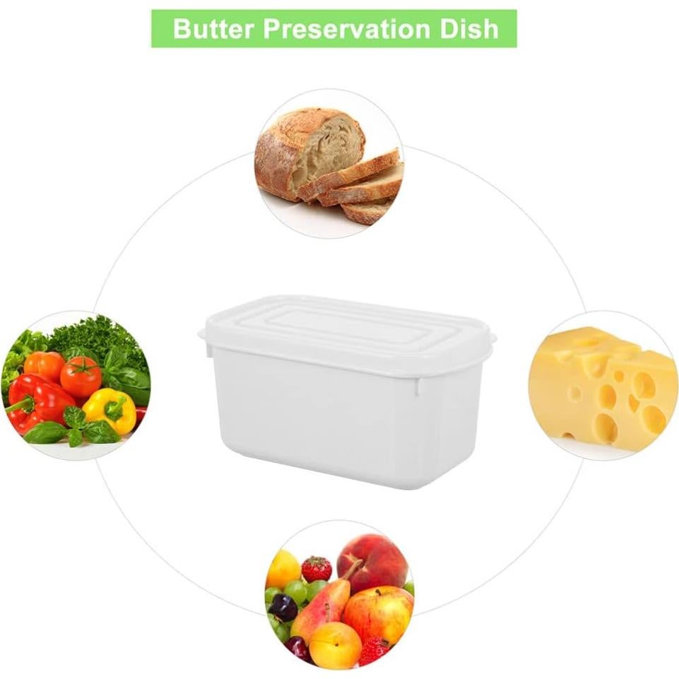 Caja de Almacenamiento Mipcase para Mantequilla y Snacks 16.5x9x8cm