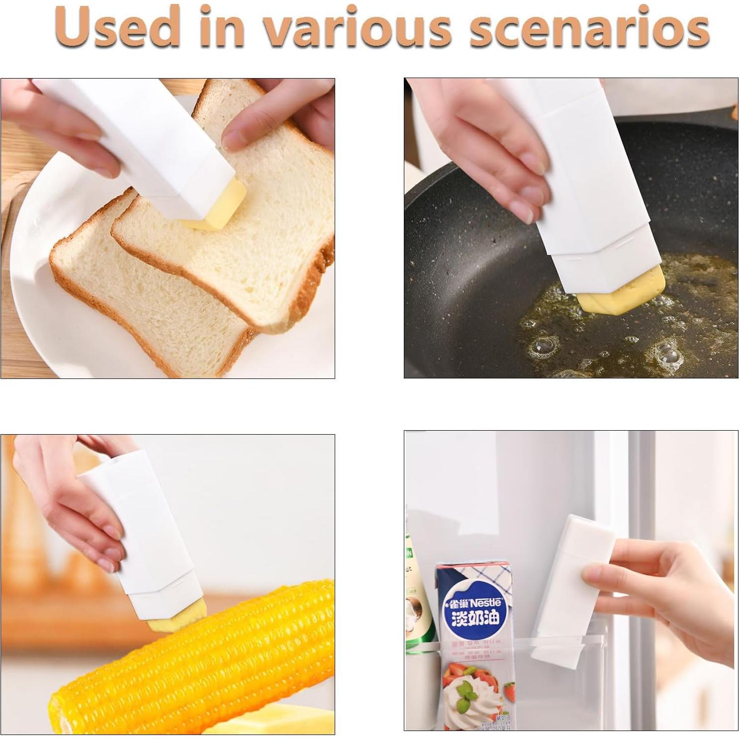 Esparcidor de Mantequilla ESUOHYM Blanco, Dispensador Práctico