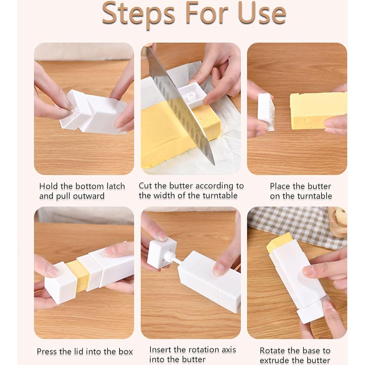 Esparcidor de Mantequilla ESUOHYM Blanco, Dispensador Práctico